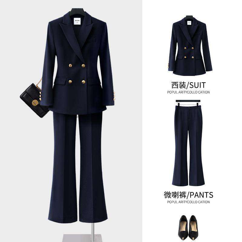 西装套装女2026新款大学生公考面试气质春正装工作服职业西服外套