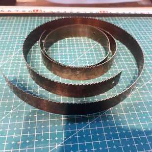 传统木工辛全生自制老表条发条锯条 50长大齿锯条和42长小齿锯条