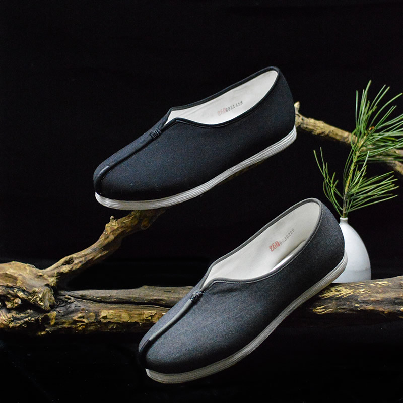 素朴古风禅服居士出家人佛系布鞋