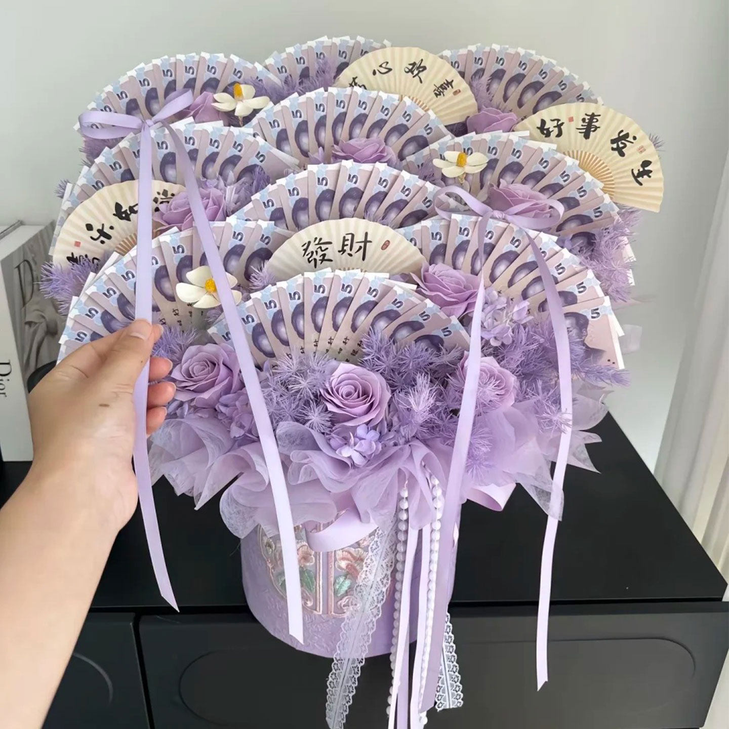 有钱花抱抱桶diy材料包送闺蜜实用结婚生日礼物送女友老婆妈妈