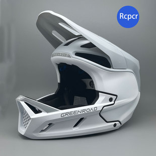 绿道X3山地车头盔男青少年成人速降越野自行车全盔女骑行头盔装备