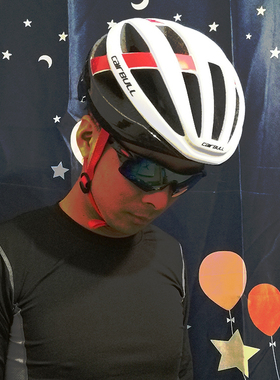 cairbull公路车头盔男自行车安全盔女带尾灯山地车安全帽一体成型