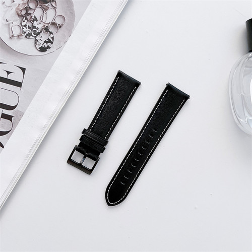 适用welly merck威利默克手表表带头层牛皮革柔软舒适亲肤腕带