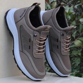 防滑爸爸散步运动休闲鞋 透气防臭轻便软底中老年健步鞋 男鞋 春夏季