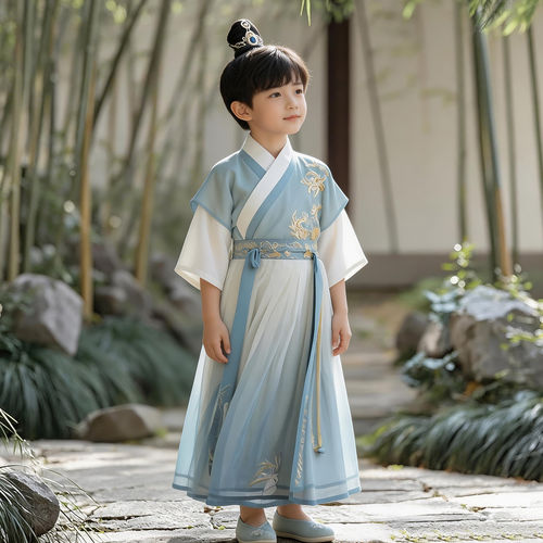 佳佩鑫男童新中式汉服日常可穿