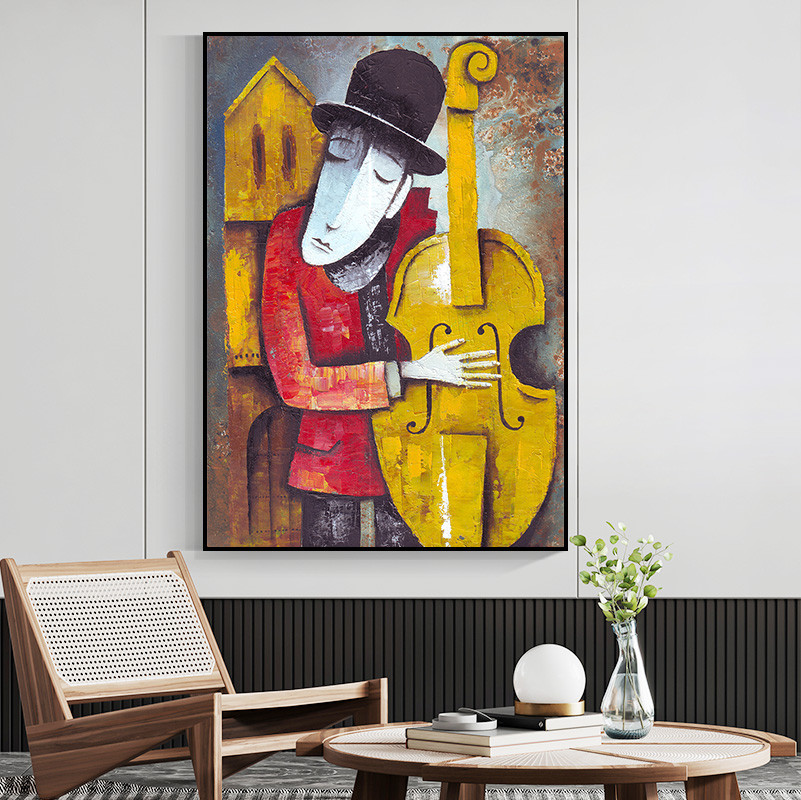 毕加索抽象风厕所卫生间装饰画