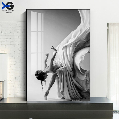 芭蕾舞女孩教室艺术风人物挂画