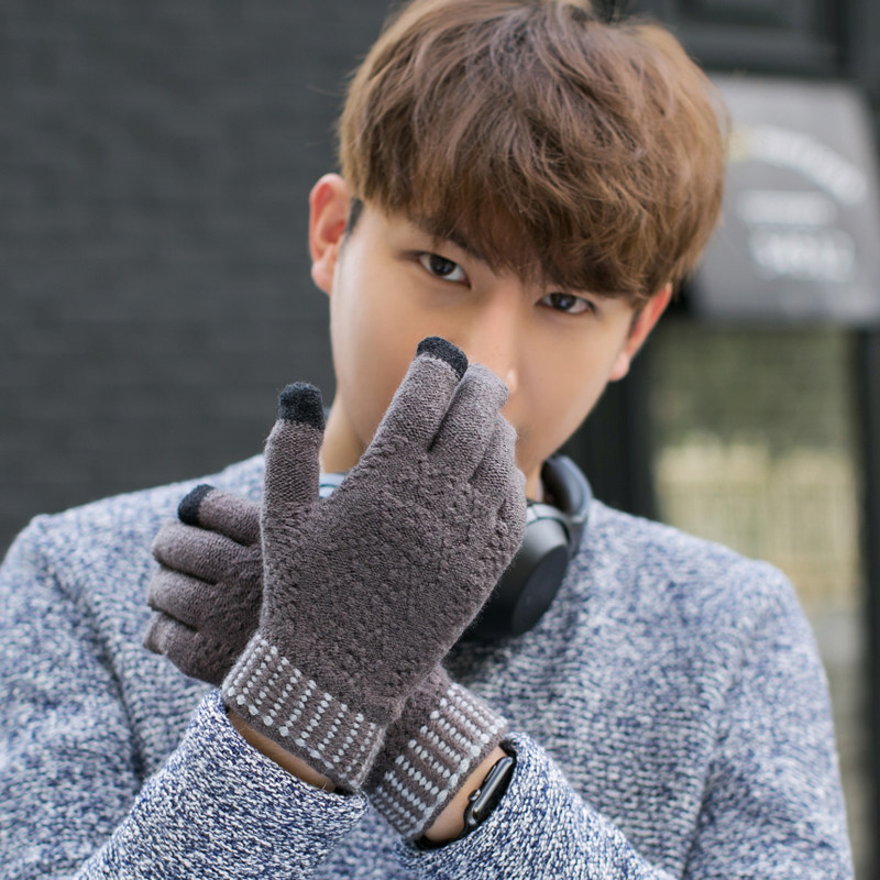 Gants pour homme en de laine - Ref 2781468 Image 3