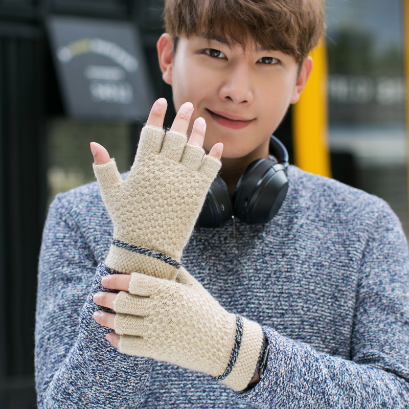 Gants pour homme en de laine - Ref 2781398 Image 5