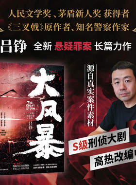大风暴 吕铮著 人民文学奖作者 三叉戟 源自真实案件素材 长篇力作 中信出版社图书 正版