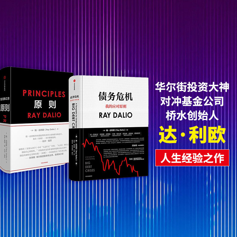 原则+债务危机瑞达利欧作品(套装共2册)RayDalio桥水基金中信出版社图书正版书籍_虎窝淘