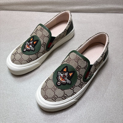 欧货平底乐福鞋女帆布鞋2025春秋新款真皮一脚蹬休闲透气英伦单鞋