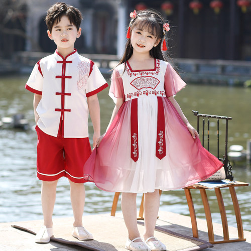 儿童汉服中国风古装表演服