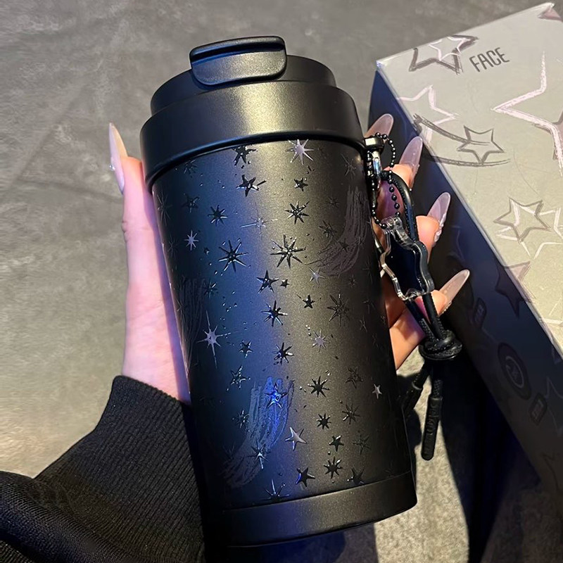 face保温杯2026新款咖啡杯男生学生上学送男友老公生日礼物水杯子