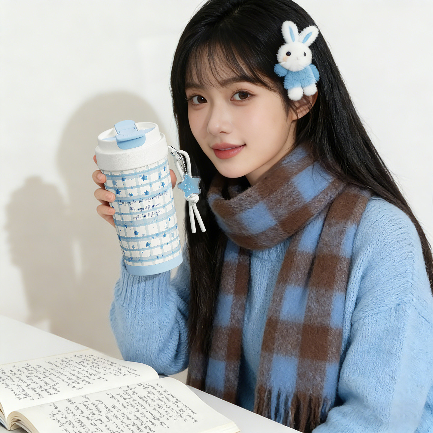 face2025新款杯子女生学生水杯高颜值便携外带不锈钢大容量保温杯,餐饮具,保冷/保温杯,淘宝优惠券,粉丝福利购,淘宝优惠卷