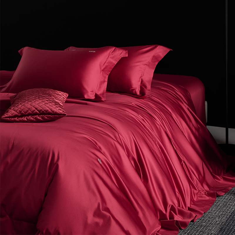 140支长绒棉婚庆四件套结婚床品