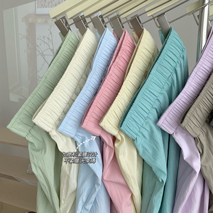 高腰阔腿裤 休闲直筒裤 女夏季 150xs小码 薄款 145小矮个子九分山本裤