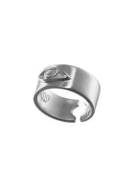 Kami anger  EYES系列原创个性925银眼睛板戒开口环戒指中性