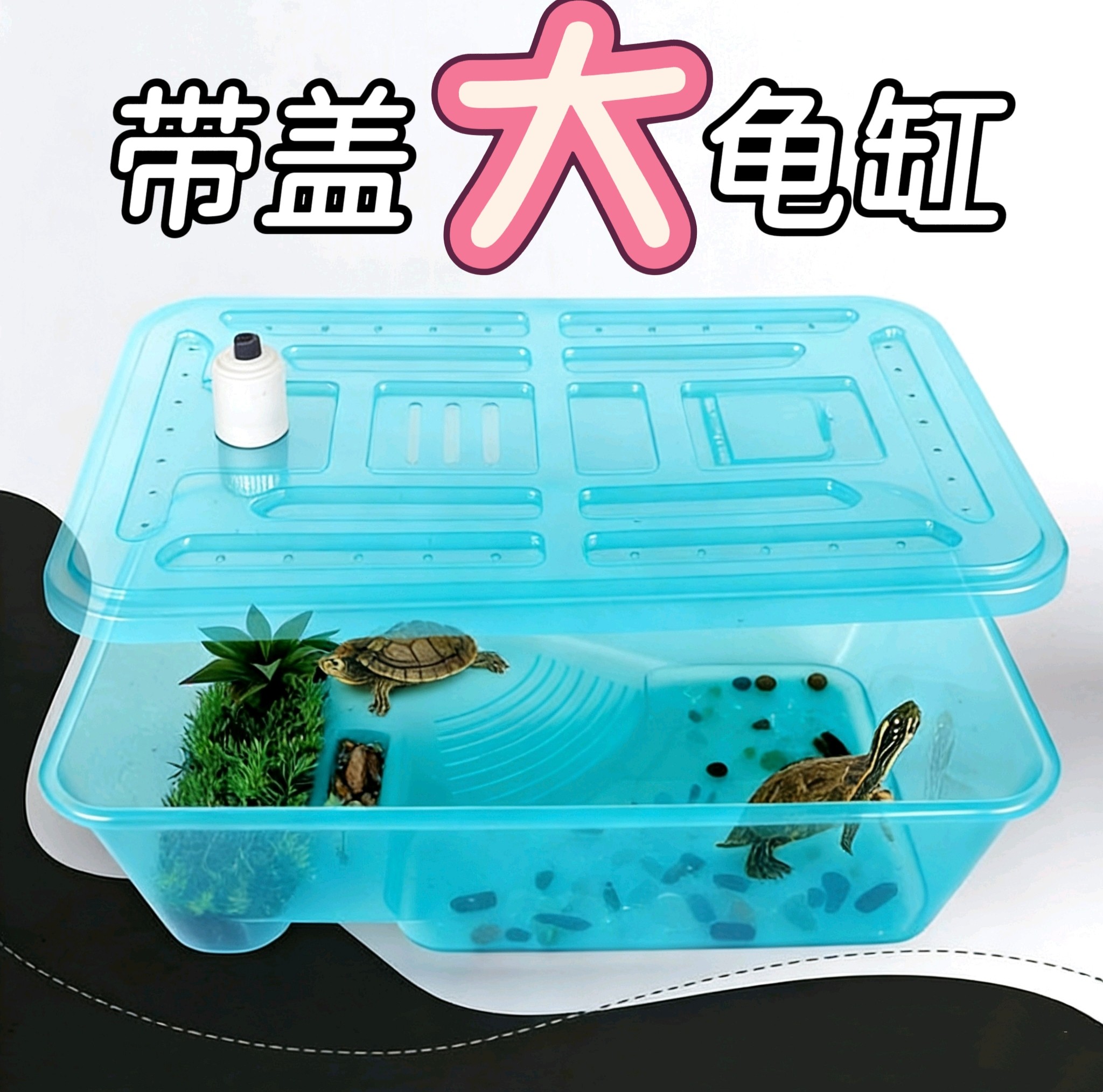 带盖子防逃逸超值特价爬宠专用