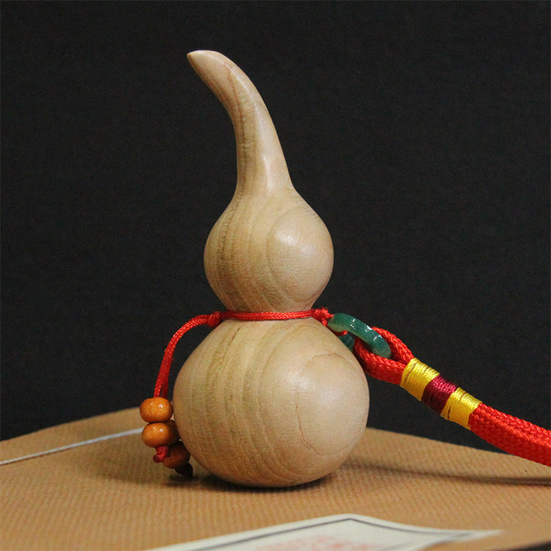 桃木葫芦手把件随身挂件