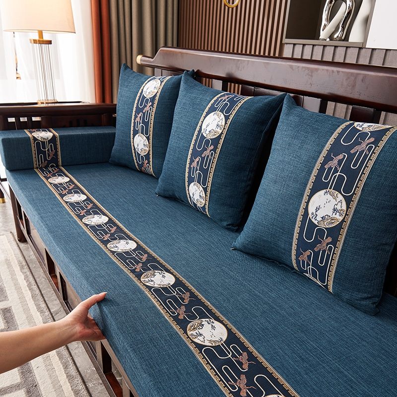 2024新款中式高端红木沙发垫老式四季通用木头木质家具实木厚坐垫