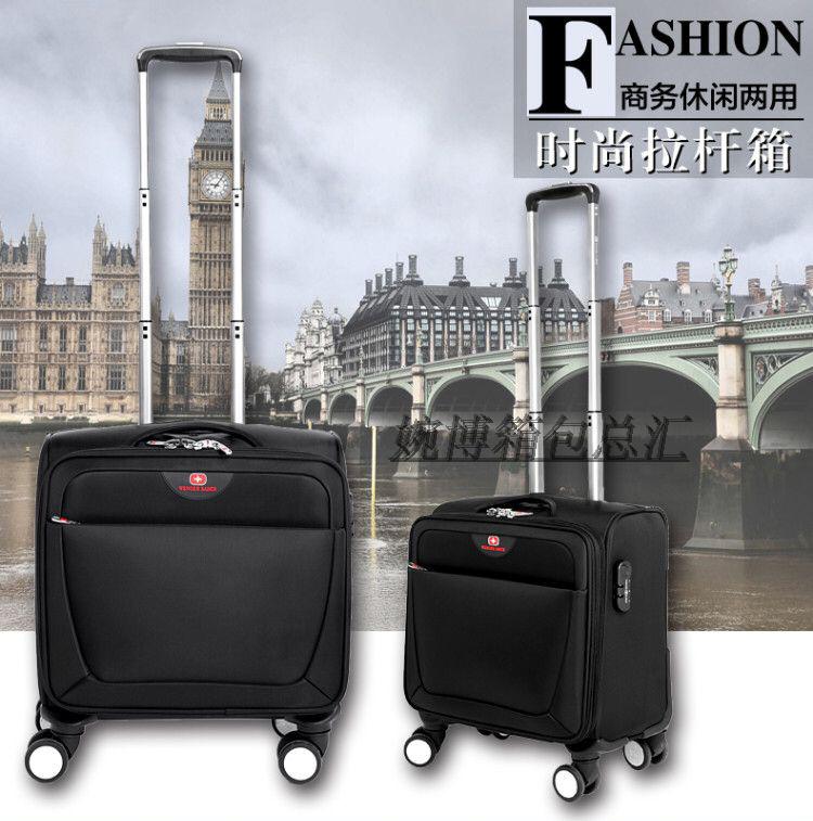 瑞士军刀拉杆箱商务登机箱16寸旅行箱包行李箱16寸电脑包正品