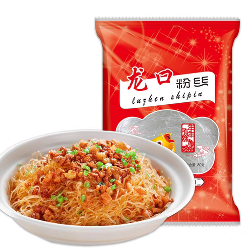 鲁珍龙口粉丝80g*11包火锅酸辣粉条炒粉炖菜绿豆豌豆粉丝花甲粉丝