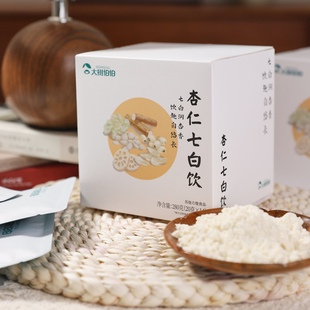 大树伯伯杏仁七白饮280g百合茯苓莲子玉竹银耳铁棍山药藕粉早餐粉