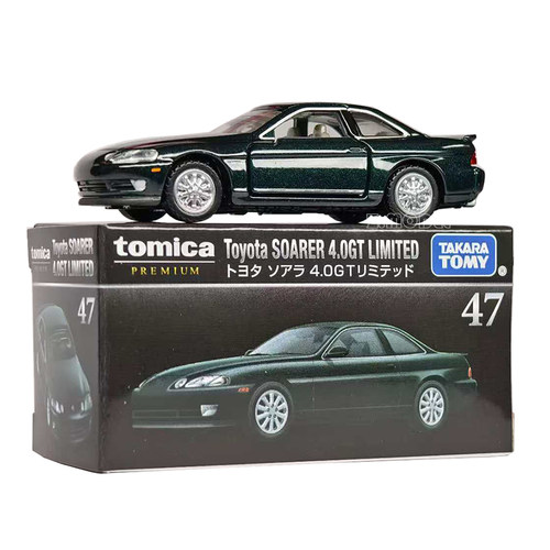 TOMY/多美卡仿真合金小汽车模型摆件黑盒TP47号丰田SOARER4.0GT