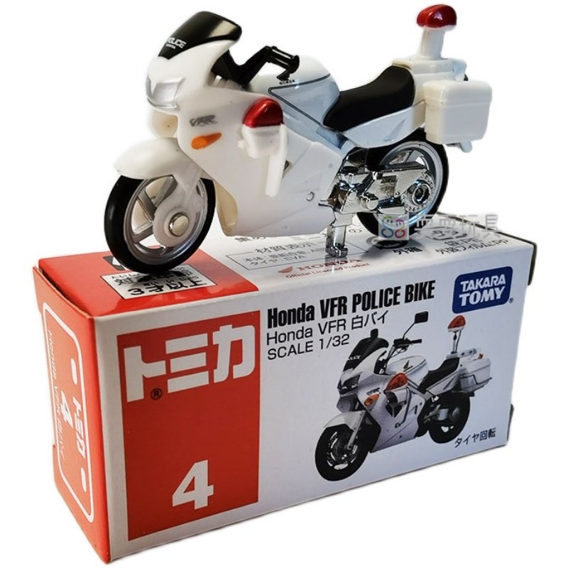 日版TOMY多美卡TOMICA合金车4号Honda VFR警察摩托车白色儿童玩具,玩具/童车/益智/积木/模型,合金车/玩具仿真车/收藏车模,淘宝优惠券,粉丝福利购,淘宝优惠卷