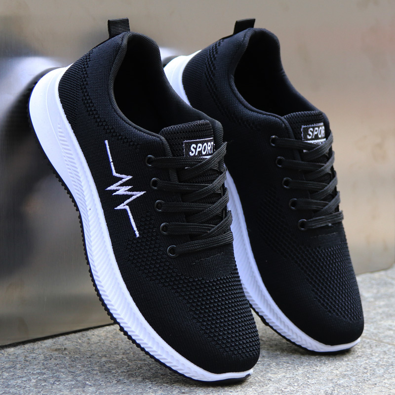 夏季男鞋透气休闲鞋网布低帮