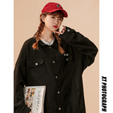 中性款！新款麂皮绒夹克外套休闲鹿皮工装上衣xz1002-1-Y59P75，男装夹克，星座906（原电商a316-1）