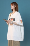xz1002-1-Y48P25限3822夏款宽松中性原创短袖全棉情侣落肩袖，男装T恤，星座906（原电商a316-1）