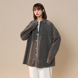 2026年中性春夏季新款灯芯绒免烫开衫衬衫xz1002-1-Y26P48，男装衬衫，星座906（原电商a316-1）