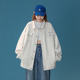 中性款！秋装新款麂皮绒夹克外套休闲鹿皮大码休闲工装上衣，男装夹克，星座906（原电商a316-1）