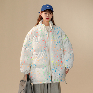 米老鼠卡通印花棉外套加厚保暖男女面包服xz1002-1-Y70p125控155图片