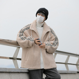 新款美式织带加绒加厚羊羔绒棉衣xz1002-1-Y68p118控158，男装棉衣，星座906（原电商a316-1）