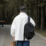 秋冬新款鱼骨纹加绒加厚羊羔绒男保暖棉衣xz1002-1-Y68p118控158，男装棉衣，星座906（原电商a316-1）