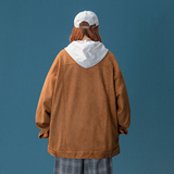 中性款！新款麂皮绒夹克外套休闲鹿皮工装上衣xz1002-1-Y59P75，男装夹克，星座906（原电商a316-1）