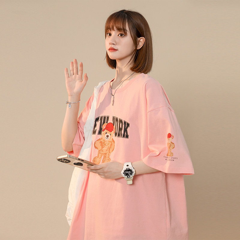 xz1002-1-Y48P25限3822夏款宽松中性原创短袖全棉情侣落肩袖,男装T恤,星座906（原电商a316-1）
