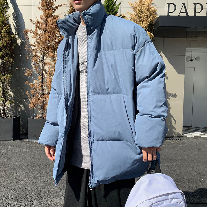 2021冬季新款加厚中长款棉袄韩版潮流休闲面包服XZ1002-1-Y19p70图片