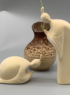 茶宠办公桌面发财纳福车载摆件