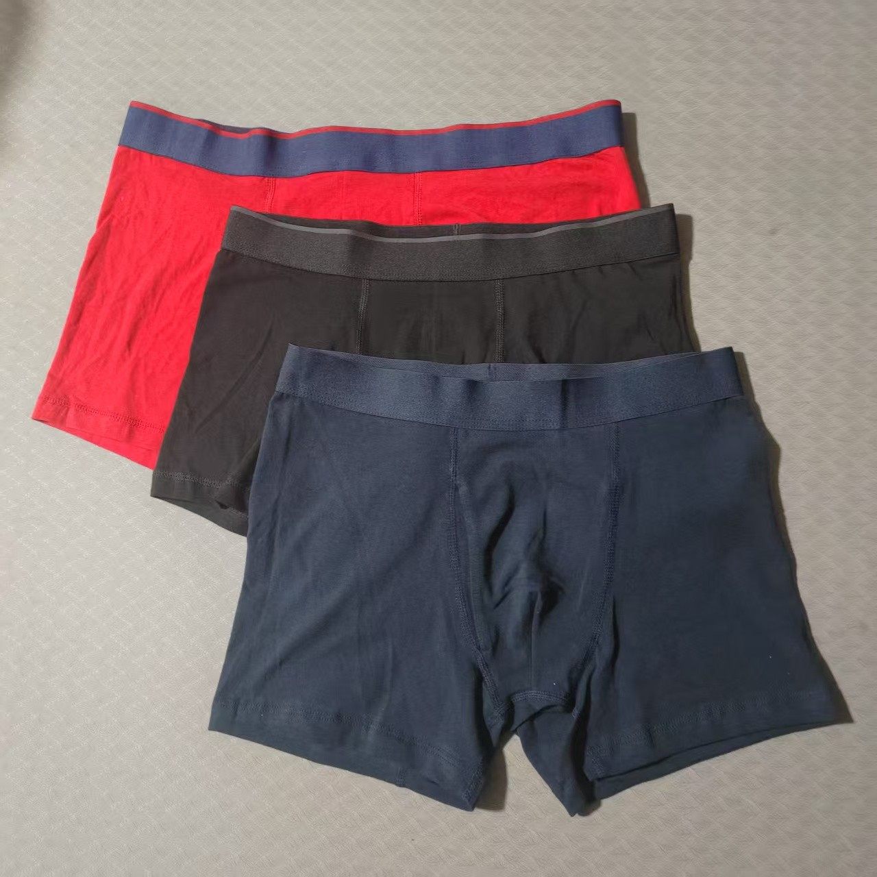 外贸尾货日单男士莱卡棉立体平角内裤四方弹力松紧腰内裤,女士内衣/男士内衣/家居服,男平角内裤,淘宝优惠券,粉丝福利购,淘宝优惠卷