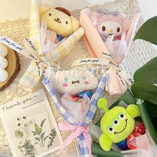 棒棒糖真知棒公仔零食糖果成品花束送女友生日婚礼伴手礼批发礼物