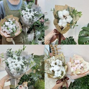 木棉干花束送朋友开学礼鬼怪花束珍惜身边人送女友生日礼物送老师