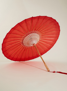 红色油纸伞 物新工坊婚伞新娘伞红伞中式传统接亲婚礼结婚古风伞