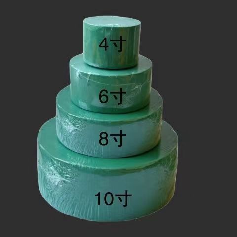 圆形花泥花盒专用泥 定制 1片起