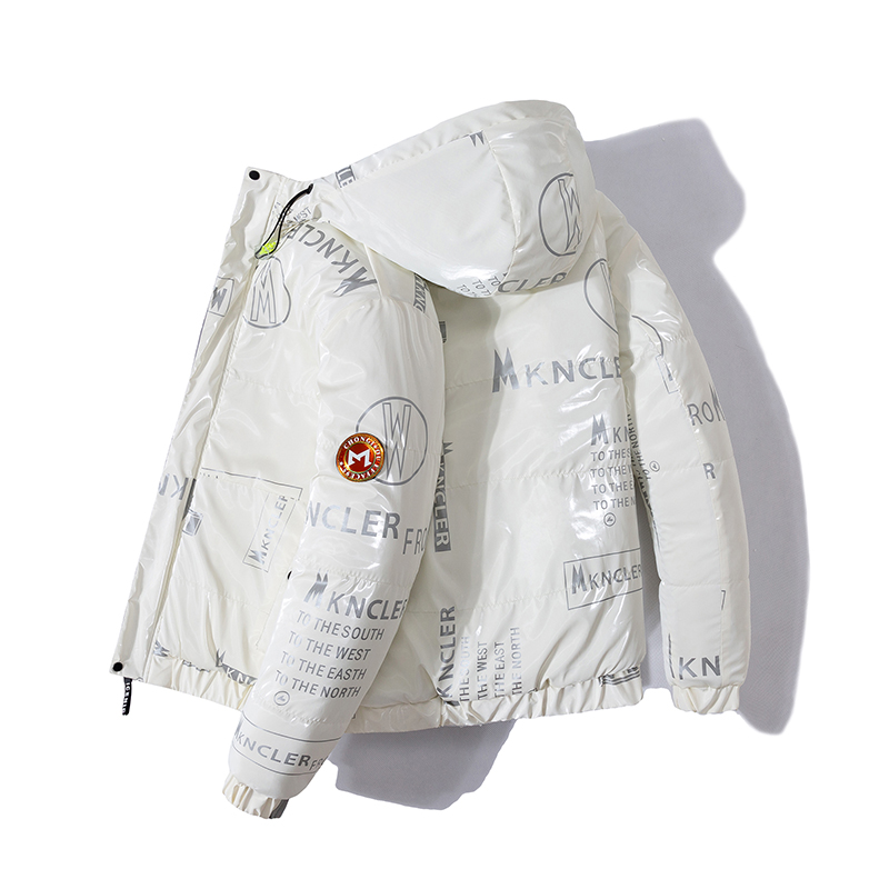 2025冬季男孩亮皮羽绒棉服初高中生加厚保暖冬装青少年棉衣外套