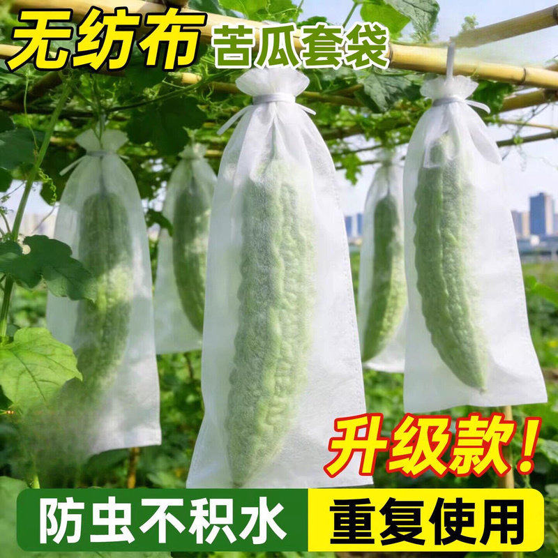 苦瓜套袋不织布丝瓜防虫