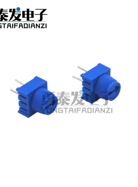 3386P-1-103 503顶调带帽子10K 1k 2k5k10k20k精密可调电位器